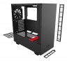 Корпус NZXT H510 CA-H510B-BR черный/красный без БП ATX 2x120mm 1xUSB3.0 1xUSB3.1 audio bott PSU
