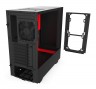 Корпус NZXT H510 CA-H510B-BR черный/красный без БП ATX 2x120mm 1xUSB3.0 1xUSB3.1 audio bott PSU