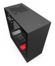 Корпус NZXT H510 CA-H510B-BR черный/красный без БП ATX 2x120mm 1xUSB3.0 1xUSB3.1 audio bott PSU