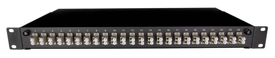 Полка Brand-Rex FPCC1SXMM48LC2 19" 1U 24xLC дупл. (упак.:1шт)