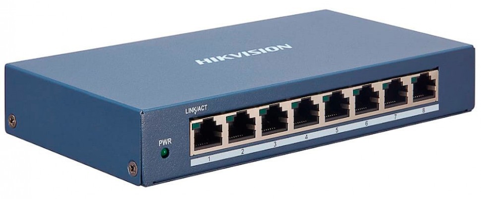 Коммутатор Hikvision DS-3E1508-EI 8G управляемый