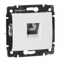 Розетка телефонная Legrand Valena (774438) скрыт. белый