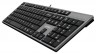 Клавиатура A4 KD-300 серый/черный USB slim