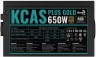 Блок питания Aerocool ATX 650W KCAS PLUS GOLD 650W ARGB 80+ gold 24+2x(4+4) pin APFC 120mm fan 6xSATA RTL