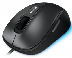 Мышь Microsoft Comfort 4500 серый/черный оптическая (1000dpi) USB (4but)