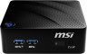 Неттоп MSI Cubi N 8GL-018XRU slim Cel N4000 (1.1)/4Gb/SSD256Gb/UHDG 600/noOS/GbitEth/WiFi/BT/черный