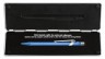 Ручка шариковая Carandache Office Popline Metal-X (849.640) Blue Metallic M синие чернила подар.кор.