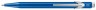 Ручка шариковая Carandache Office Popline Metal-X (849.640) Blue Metallic M синие чернила подар.кор.
