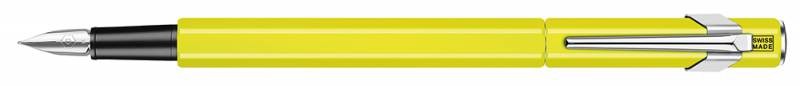 Ручка перьевая Carandache Office 849 Fluo (840.470) желтый флуоресцентный M перо сталь нержавеющая подар.кор.