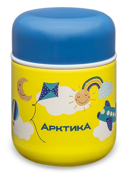 Термос для еды Арктика 411-280 0.28л. желтый/рисунок картонная коробка (411-280/YEL)