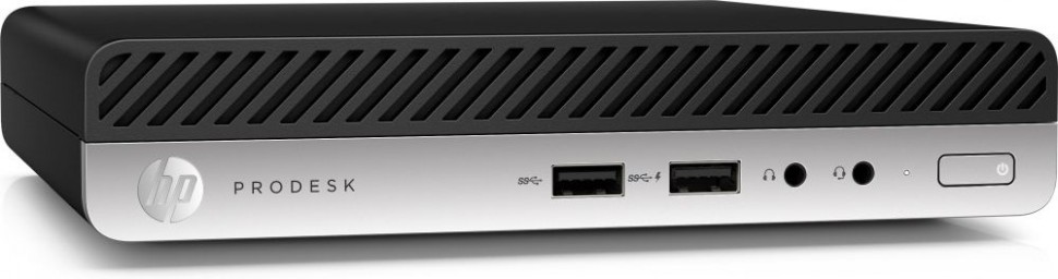 ПК HP ProDesk 405 G4 Mini Ryzen 5 PRO 2400GE (3.2)/8Gb/SSD256Gb/RX Vega 11/Windows 10 Professional 64/GbitEth/65W/клавиатура/мышь/черный