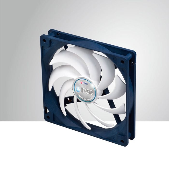 Вентилятор Titan TFD-14025H12B/KW(RB) 140x140x25mm 3-pin 29dB 197gr Ret