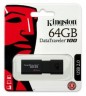 Флеш Диск Kingston 64Gb DataTraveler 100 G3 DT100G3/64GB USB3.0 черный