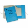 Папка на завязках Бюрократ PZ320MBLUE картон мелованный 0.6мм 320г/м2 синий