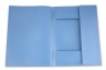Папка на резинке Бюрократ -PRA3BLUЕ A3 пластик 0.7мм синий вмест.:250лист.