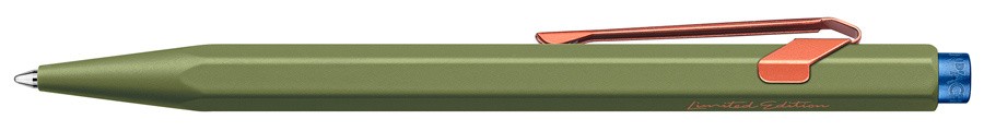 Ручка шариковая Carandache Office 849 Claim your style (849.547) хаки матовый M синие чернила подар.кор.