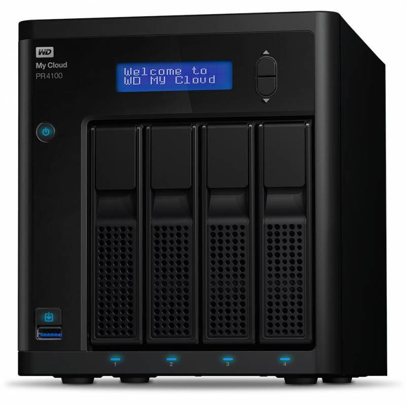 Сетевое хранилище NAS WD Original WDBKWB0000NBK-EEUE 4-bay Pentium N3710