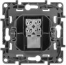 Розетка телефонная Legrand Etika (672240) скрыт. белый