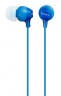 Наушники вкладыши Sony MDR-EX15LP 1.2м голубой проводные в ушной раковине (MDREX15LPLI.AE)