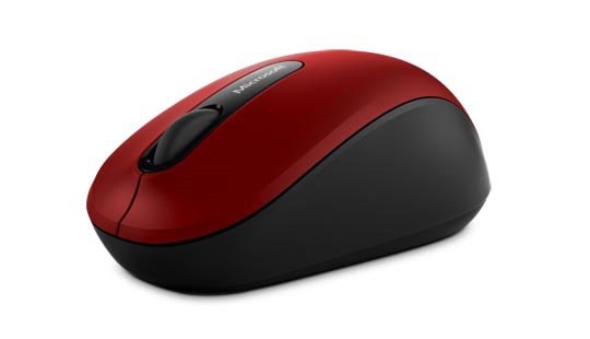 Мышь Microsoft Mobile 3600 красный/черный оптическая (1000dpi) беспроводная BT (2but)