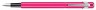 Ручка перьевая Carandache Office 849 Fluo (841.090) пурпурный флуоресцентный F перо сталь нержавеющая подар.кор.