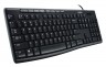 Клавиатура Logitech K200 черный/серый USB Multimedia