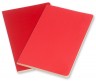 Блокнот Moleskine VOLANT QP713F14F2 Pocket 90x140мм 80стр. нелинованный мягкая обложка бордовый/красный (2шт)