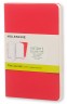 Блокнот Moleskine VOLANT QP713F14F2 Pocket 90x140мм 80стр. нелинованный мягкая обложка бордовый/красный (2шт)