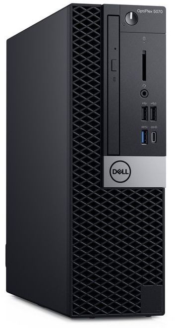 ПК Dell Optiplex 5070 SFF i5 9500 (3)/8Gb/SSD256Gb/UHDG 630/DVDRW/Windows 10 Professional/GbitEth/200W/клавиатура/мышь/черный