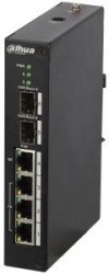 Коммутатор Dahua DH-PFS4206-4P-120 3x100Mb 1G 4PoE управляемый