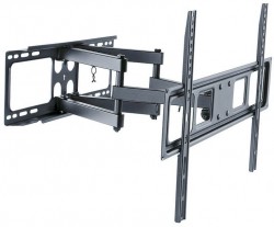 Кронштейн для телевизора Ultramounts UM 873 черный 37"-70" макс.40кг настенный поворотно-выдвижной и наклонный