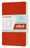 Блокнот Moleskine VOLANT QP713F16B24 Pocket 90x140мм 80стр. нелинованный мягкая обложка оранжевый/голубой (2шт)