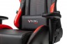 Кресло игровое Zombie VIKING 5 AERO черный/красный искусственная кожа с подголов. крестовина пластик