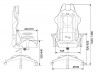 Кресло игровое Zombie VIKING 5 AERO черный/красный искусственная кожа с подголов. крестовина пластик