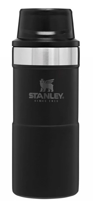 Термокружка Stanley Classic Trigger Action 0.25л. черный картонная коробка (10-09849-010)