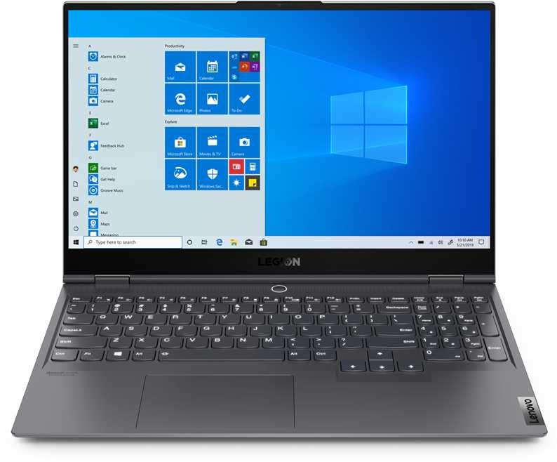 Ноутбук Lenovo Legion S7 15IMH5 Core i7 10875H/32Gb/SSD1Tb/NVIDIA GeForce RTX 2060 MAX Q 6Gb/15.6"/IPS/FHD (1920x1080)/noOS/grey/WiFi/BT/Cam