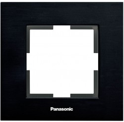 Рамка Panasonic Karre Plus WKTF08013AB-RU декоративная 1x металл черный (упак.:1шт)