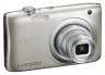 Фотоаппарат Nikon CoolPix A100 серебристый 20.1Mpix Zoom5x 2.7" 720p 25Mb SDXC CCD 1x2.3 IS el 10minF/EN-EL19