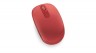 Мышь Microsoft Mobile Mouse 1850 красный оптическая (1000dpi) беспроводная USB для ноутбука (2but)