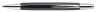 Ручка шариковая Carandache Office Alchemix (4880.496) Carbone/Chrome M синие чернила подар.кор.