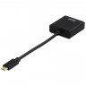 Адаптер Hama H-135726 00135726 HDMI (f) USB Type-C (m) 0.1м черный
