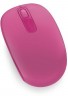 Мышь Microsoft Mobile Mouse 1850 розовый оптическая (1000dpi) беспроводная USB для ноутбука (2but)