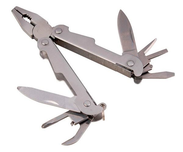 Мультитул Munkees Stainless Steel (2571) 73мм 9функций серебристый