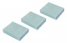 Блок самоклеящийся бумажный Silwerhof 38x51мм 100лист. 75г/м2 пастель голубой европодвес (упак.:3шт)