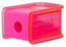Точилка для карандашей ручная Deli ER00400 Neon 1 отверстие пластик ассорти дисплей