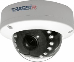 Видеокамера IP Trassir TR-D3121IR1 3.6-3.6мм цветная корп.:белый