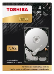 Жесткий диск Toshiba SATA-III 4Tb HDWQ140EZSTA NAS N300 (7200rpm) 128Mb 3.5" Rtl