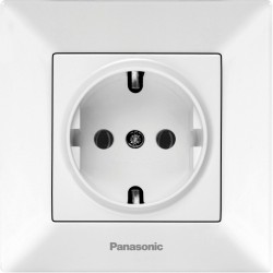 Розетка силовая Panasonic Arkedia (WMTC02022WH-RU) скрыт. IP20 белый (упак.:1шт)