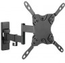Кронштейн для телевизора Ultramounts UM 866B черный 15"-42" макс.20кг настенный поворот и наклон