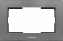 Рамка Panasonic Karre Plus WKTF08092DG-RU декоративная 1x пластик дымчатый (упак.:1шт)